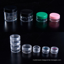 Custom Plastic Container 1/2oz 1oz 2oz 4oz 8oz 16oz Plastic Lid Cosmetic Jar